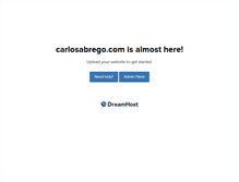 Tablet Screenshot of carlosabrego.com